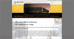 Desktop Screenshot of fuvarozo.majsai.hu